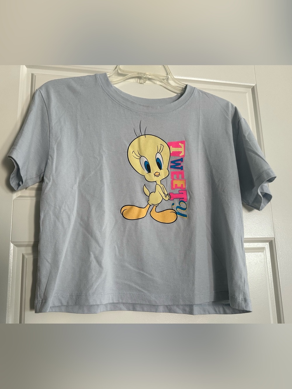 Warner Bros. Light Blue Tweety Short Sleeve Tee